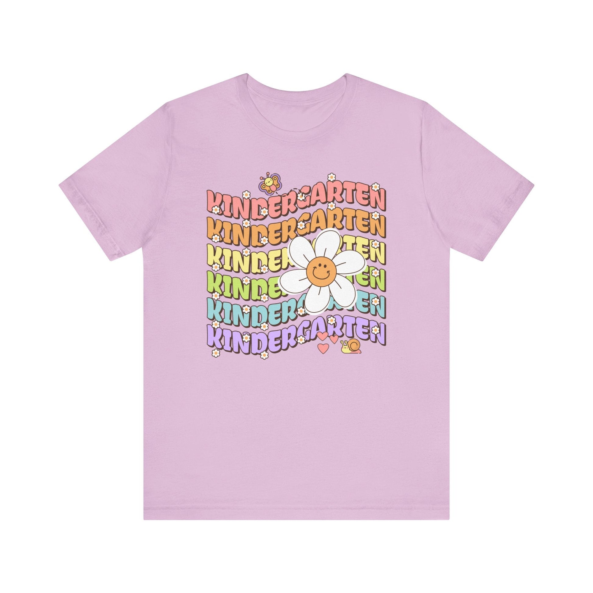 Kindergarten Daisy Teacher Shirt - teachngear