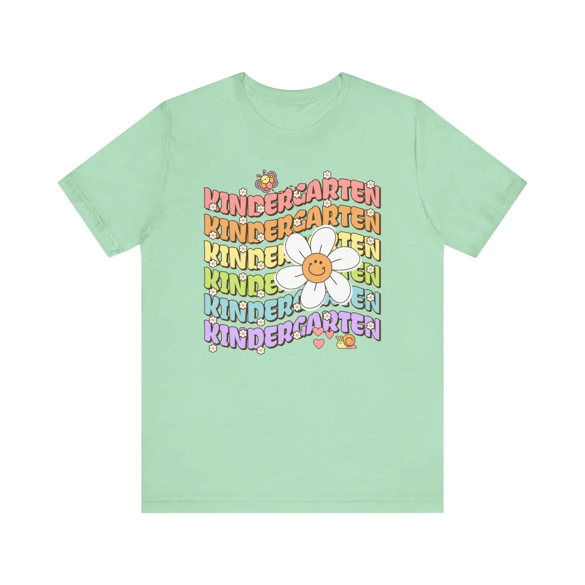 Kindergarten Daisy Teacher Shirt - teachngear