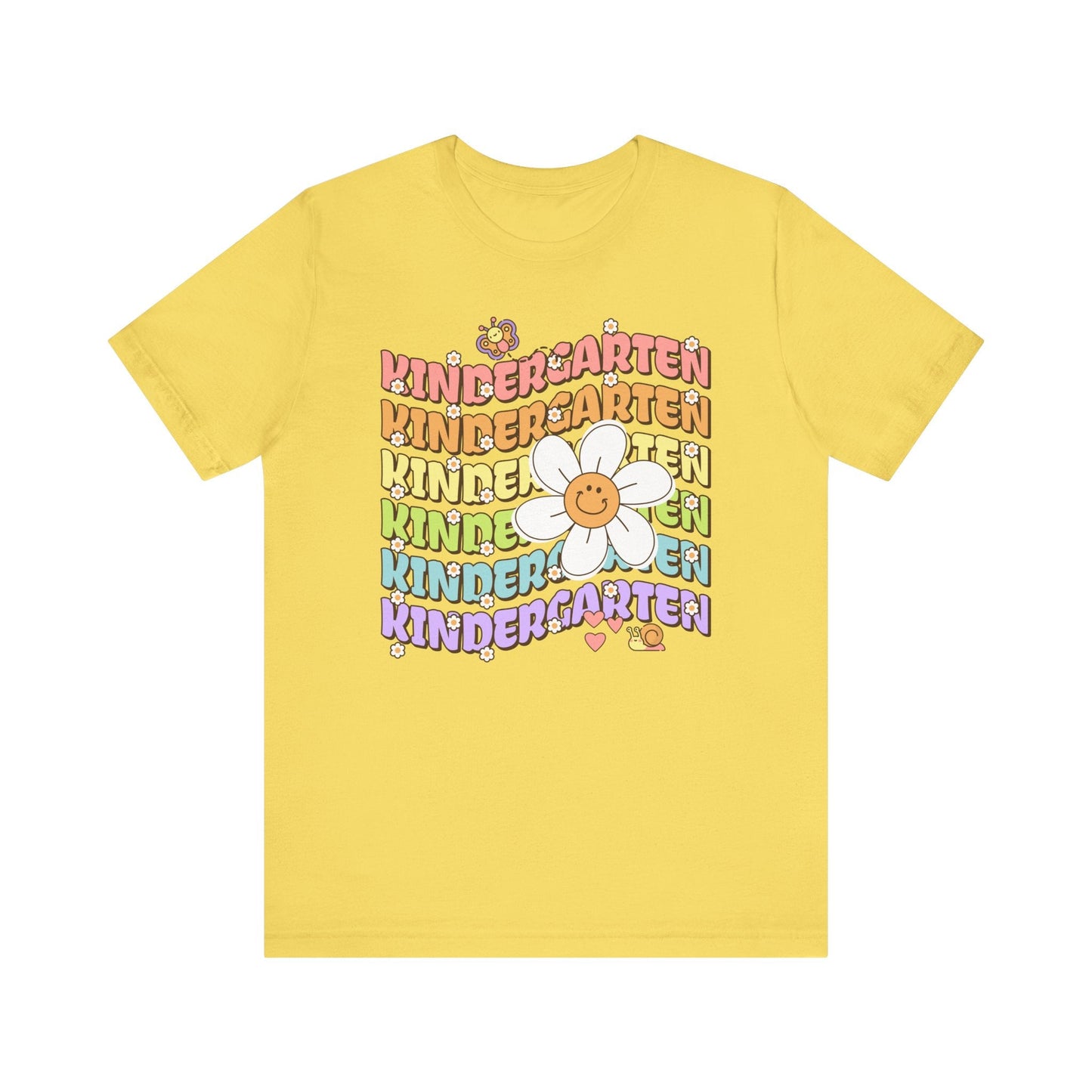 Kindergarten Daisy Teacher Shirt - teachngear