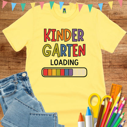 Kindergarten Loading Teacher T-Shirt - teachngear