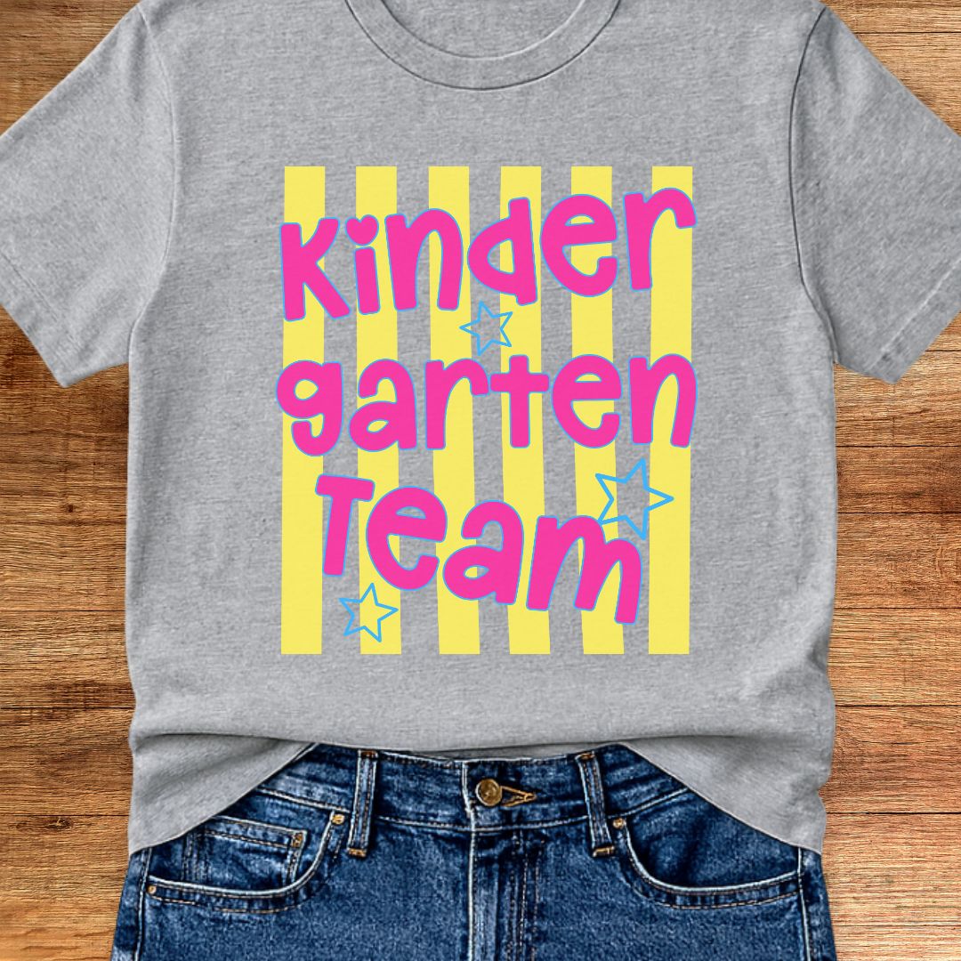Kindergarten Team Teacher T-Shirt - teachngear