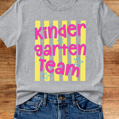 Kindergarten Team Teacher T-Shirt - teachngear