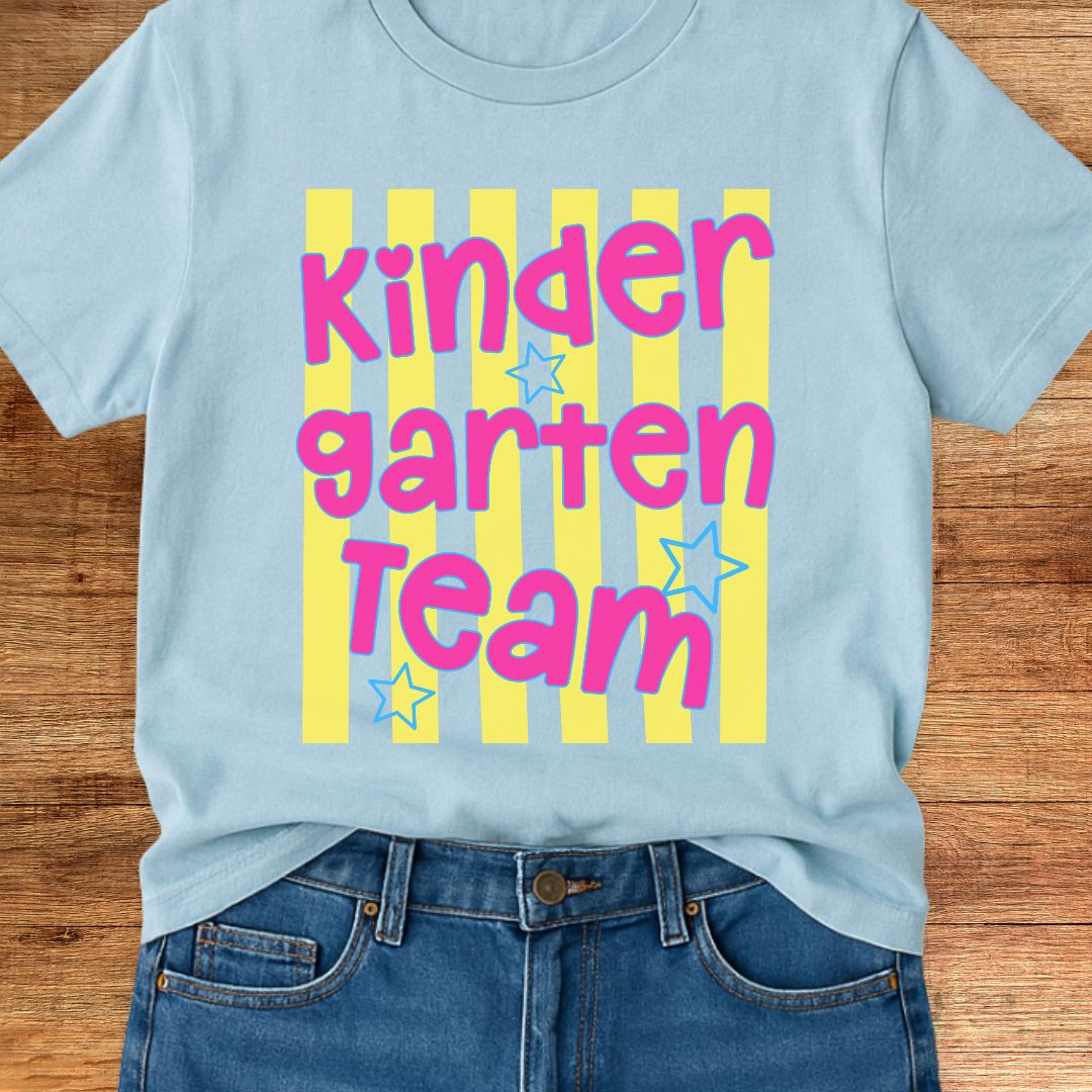 Kindergarten Team Teacher T-Shirt - teachngear