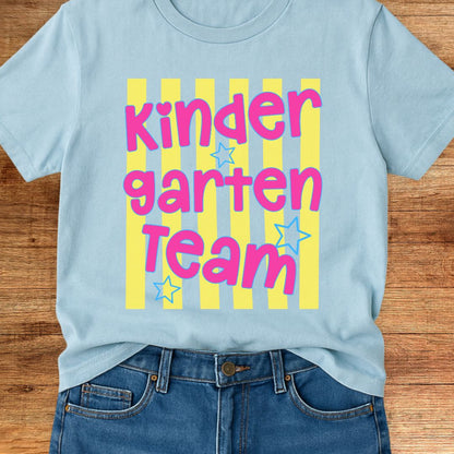 Kindergarten Team Teacher T-Shirt - teachngear