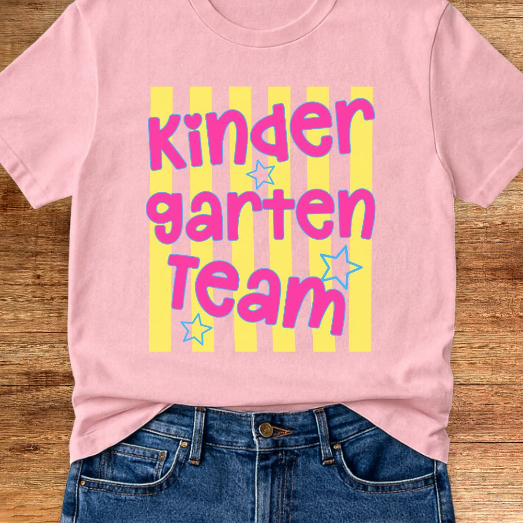 Kindergarten Team Teacher T-Shirt - teachngear