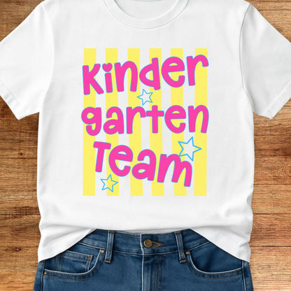 Kindergarten Team Teacher T-Shirt - teachngear