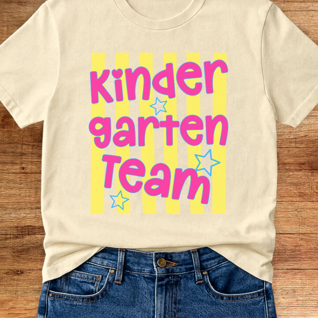 Kindergarten Team Teacher T-Shirt - teachngear
