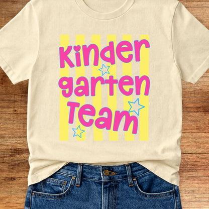 Kindergarten Team Teacher T-Shirt - teachngear