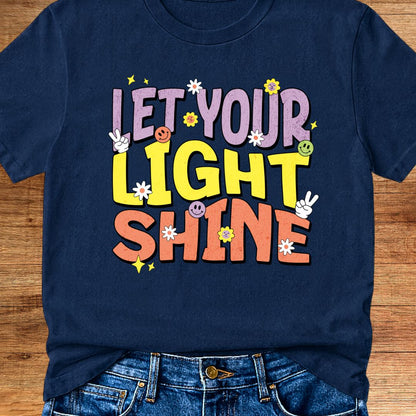 Let Your Light Shine Teacher T-Shirt - teachngear