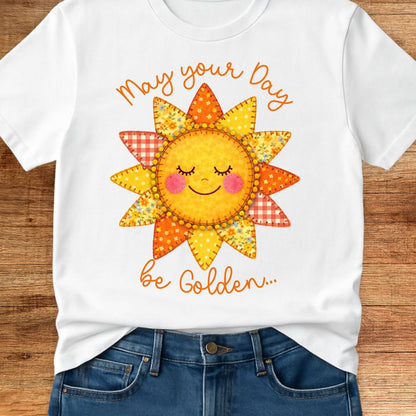 May your Day be Golden Teacher T-Shirt - teachngear