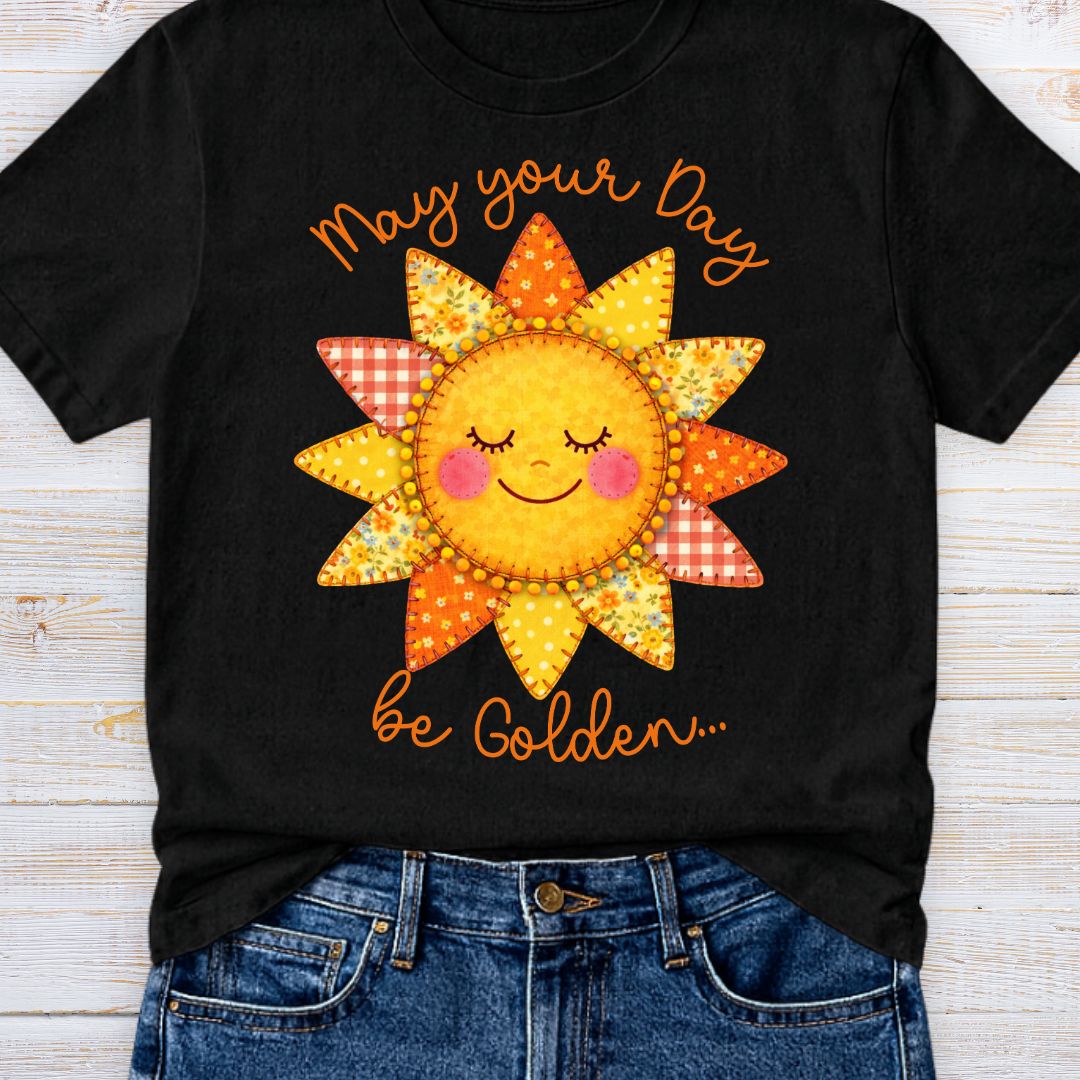 May your Day be Golden Teacher T-Shirt - teachngear