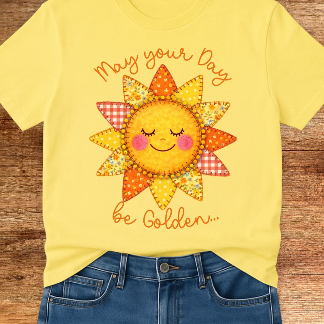 May your Day be Golden Teacher T-Shirt - teachngear