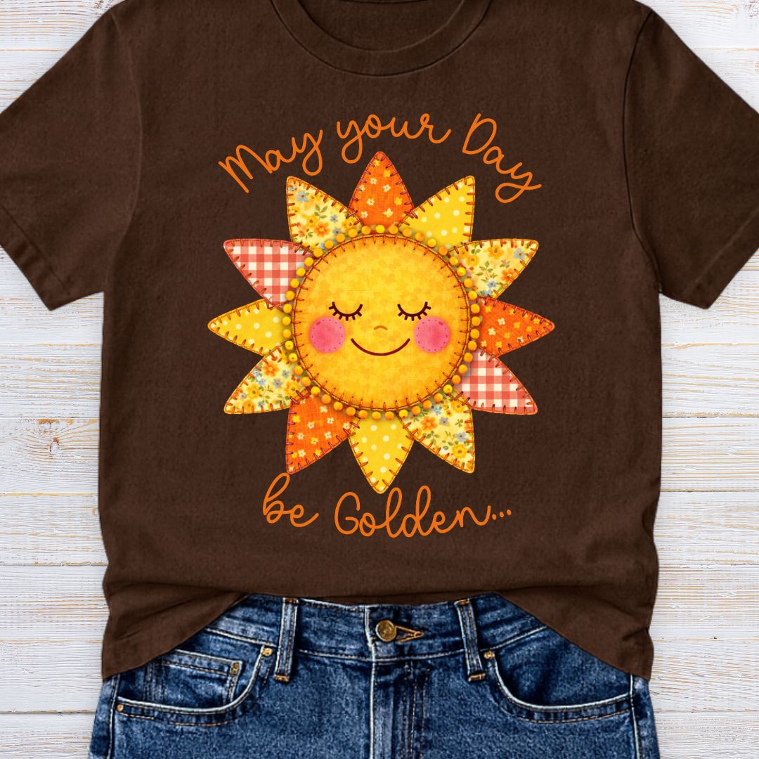 May your Day be Golden Teacher T-Shirt - teachngear