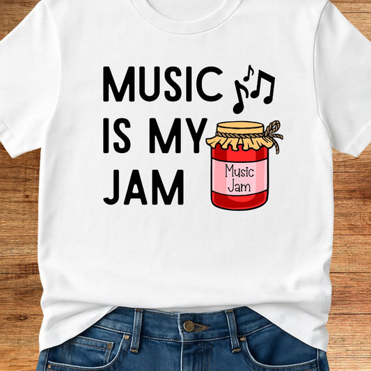 Music is my Jam Teacher T-Shirt - teachngear