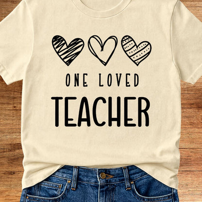 One Loved Teacher T-Shirt - teachngear