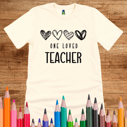 One Loved Teacher T-Shirt - teachngear