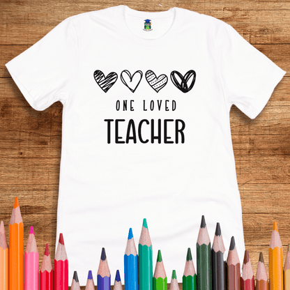 One Loved Teacher T-Shirt - teachngear
