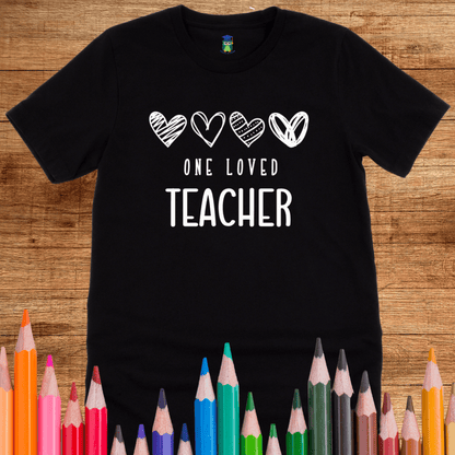 One Loved Teacher T-Shirt - teachngear