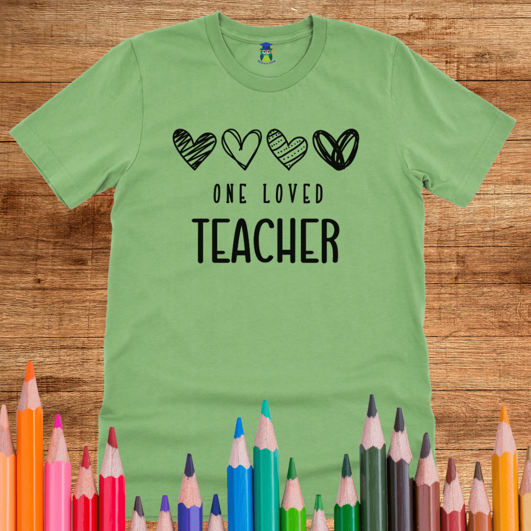 One Loved Teacher T-Shirt - teachngear