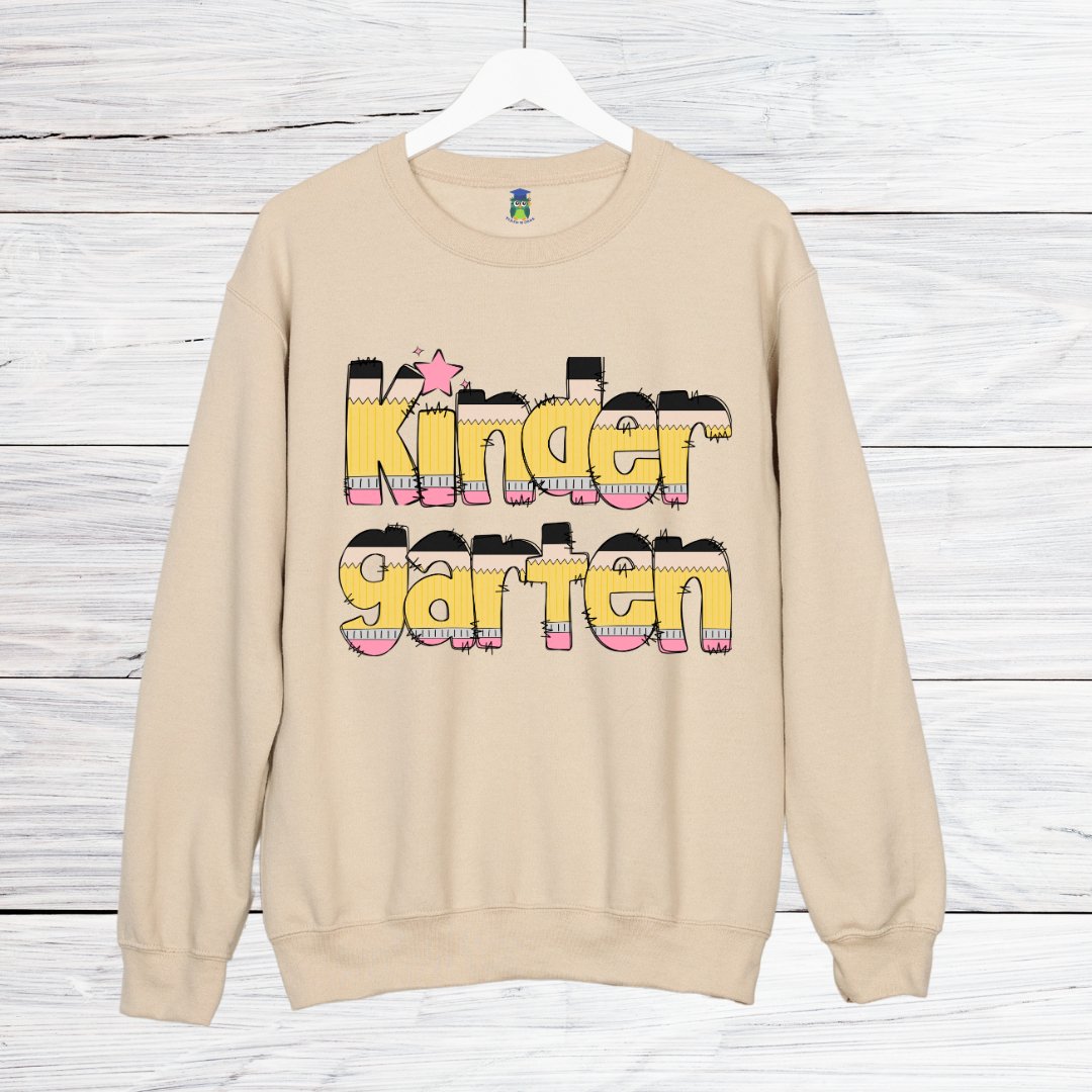 Pencils Kindergarten Teacher Sweatshirt - teachngear