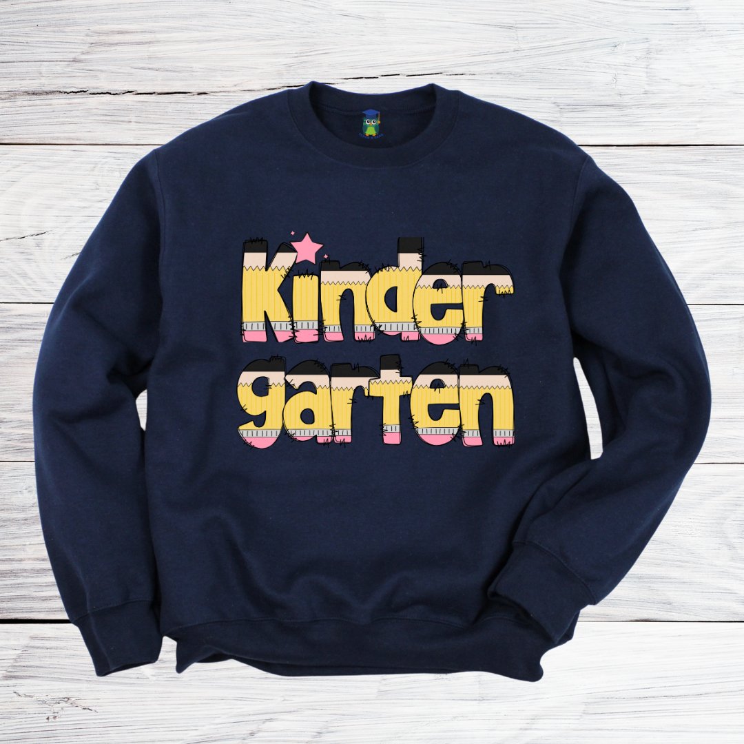 Pencils Kindergarten Teacher Sweatshirt - teachngear