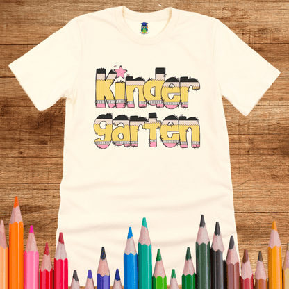 Pencils Kindergarten Teacher T-Shirt - teachngear