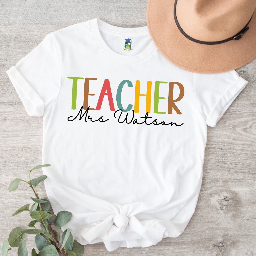 Personalized Teacher Shirt - teachngear