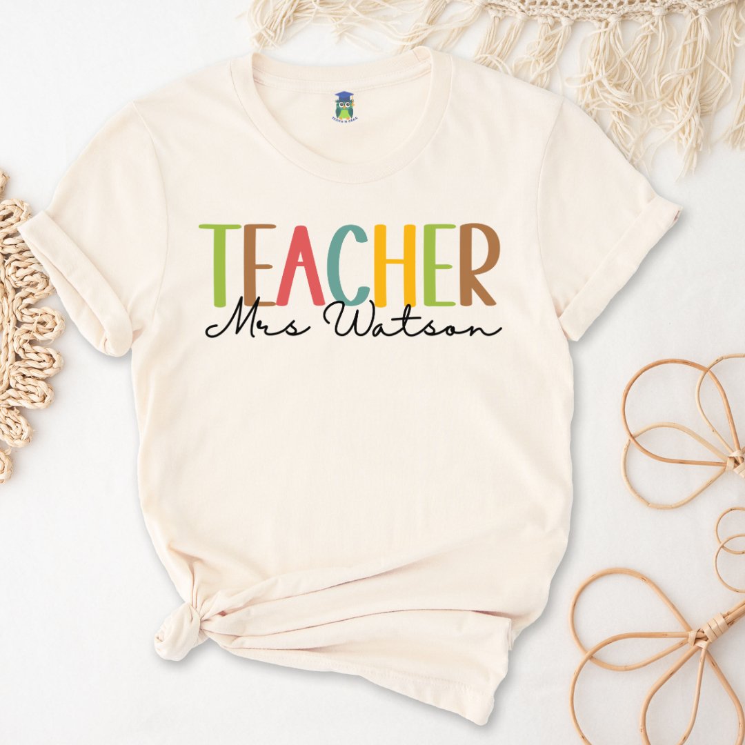 Personalized Teacher Shirt - teachngear