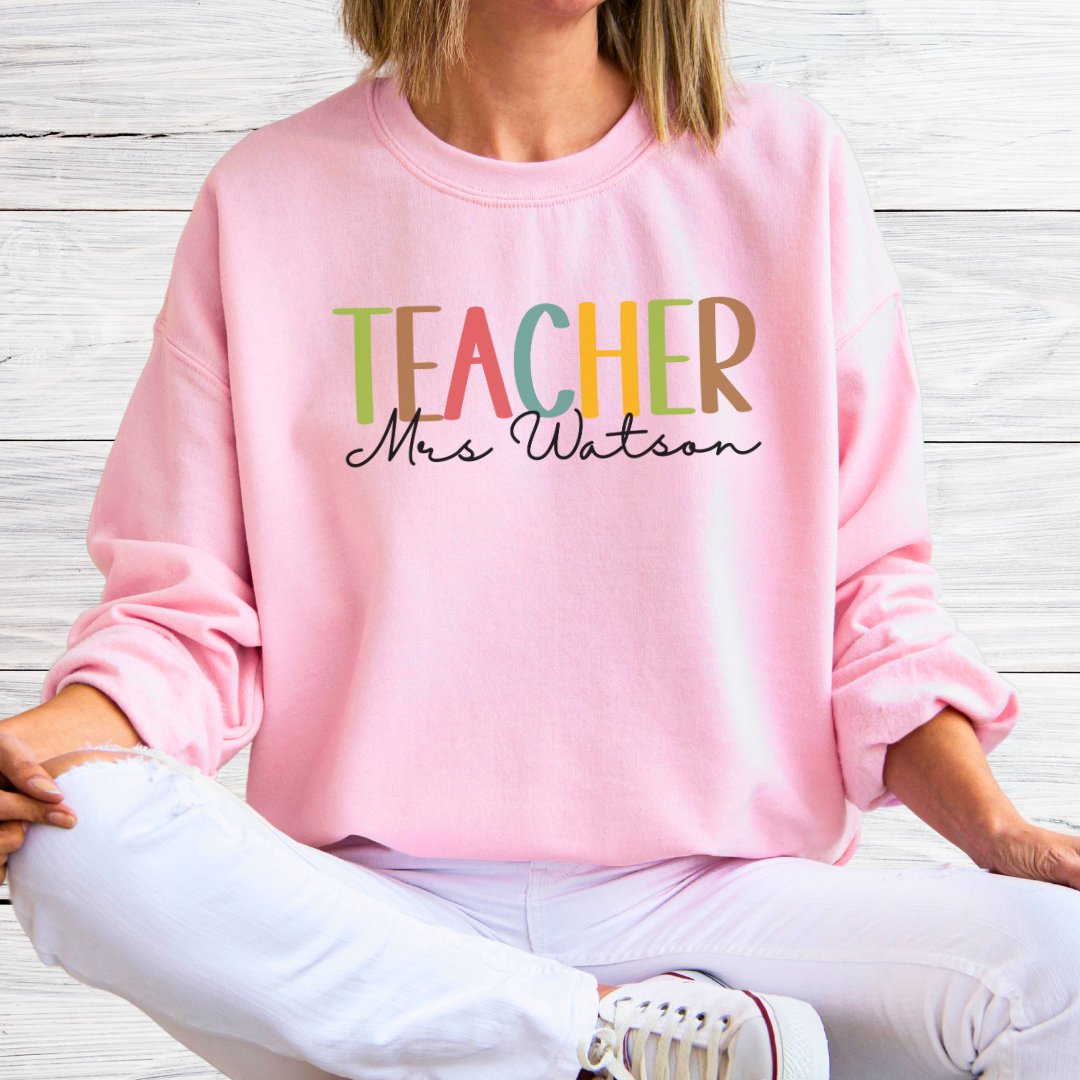 Personalized Teacher Sweatshirt - teachngear