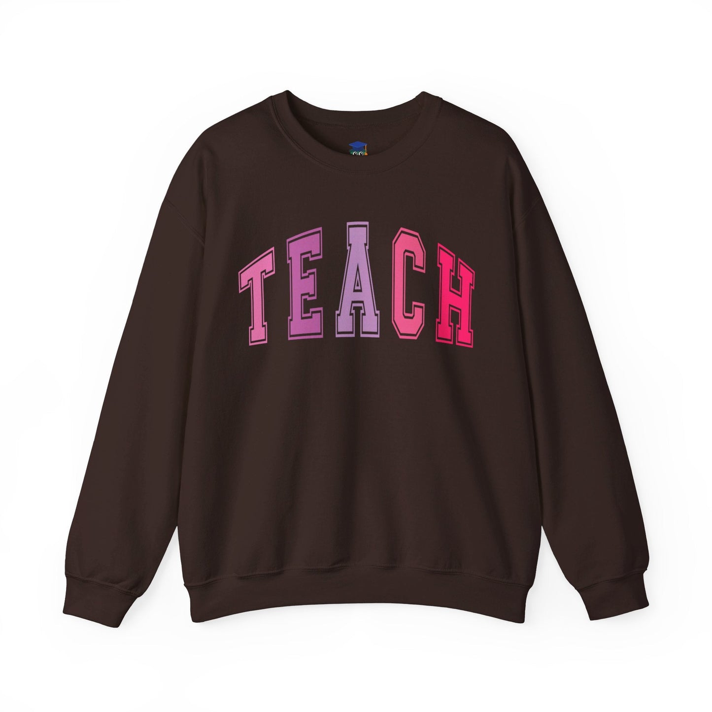 Pink TEACH Teacher Sweatshirt - teachngear