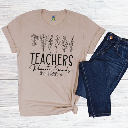 Plant Seeds Teacher Shirt - teachngear