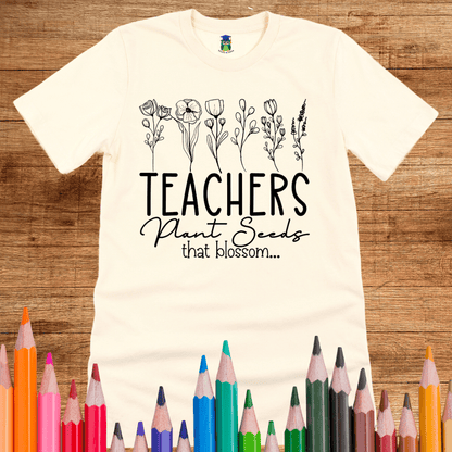 Plant Seeds Teacher Shirt - teachngear