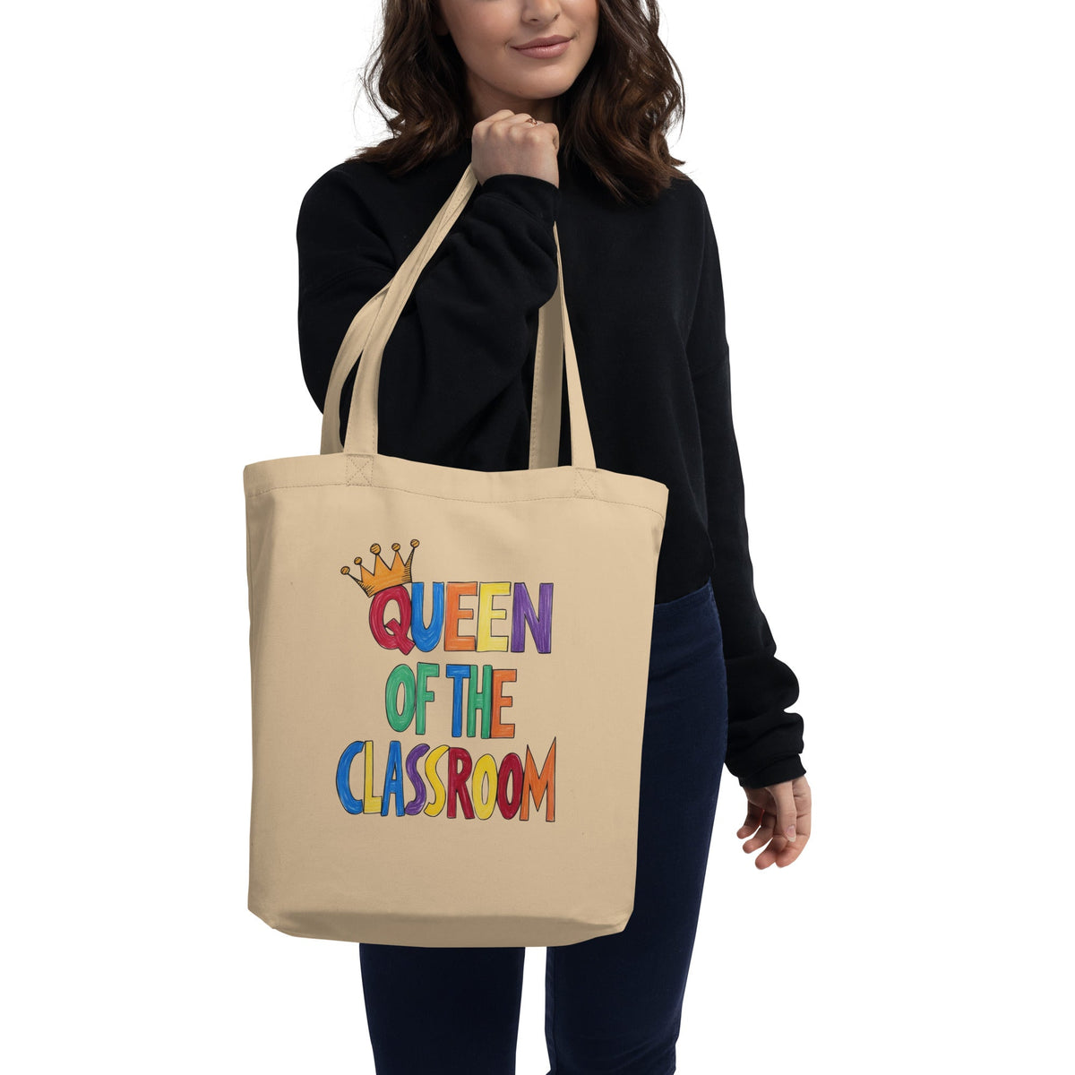 Queen of the Classroom Eco Teacher Tote - teachngear