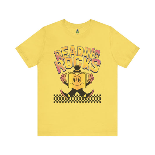 Reading Rocks Teacher Shirt - teachngear