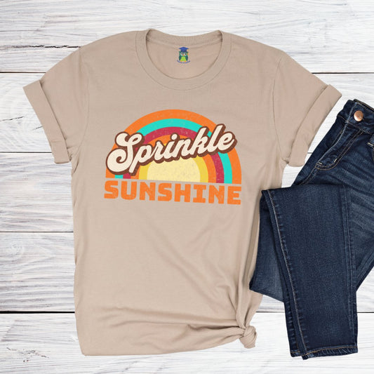 Retro Sprinkle Sunshine Teacher Shirt - teachngear