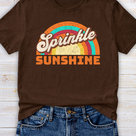 Retro Sprinkle Sunshine Teacher T-Shirt - teachngear