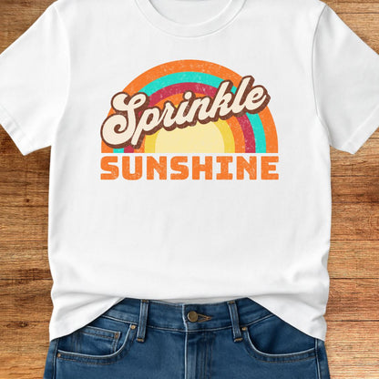 Retro Sprinkle Sunshine Teacher T-Shirt - teachngear