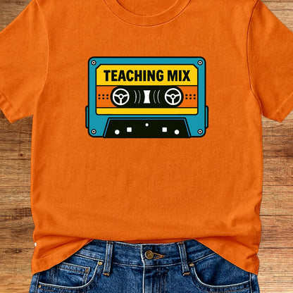 Retro Teacher Mix Teacher T-Shirt - teachngear