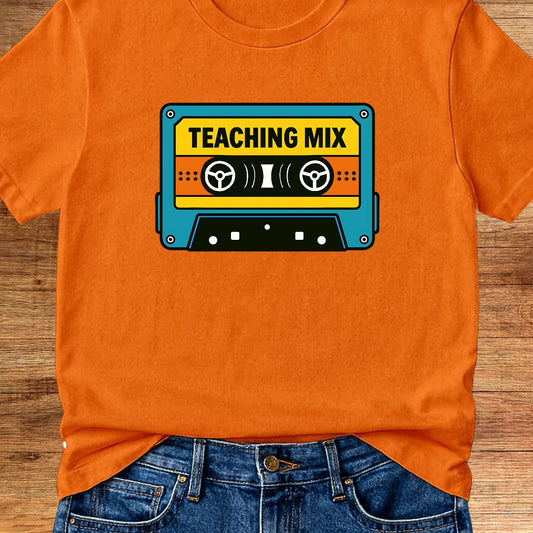 Retro Teacher Mix Teacher T-Shirt - teachngear