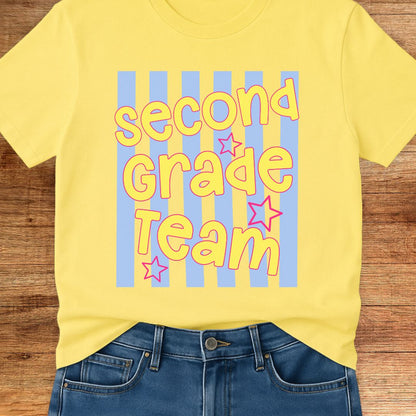 Second Grade Team Teacher T-Shirt - teachngear