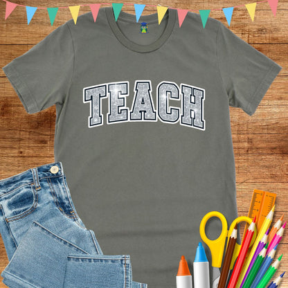Shimmer Teach Teacher T-Shirt - teachngear