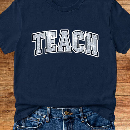 Shimmer Teach Teacher T-Shirt - teachngear