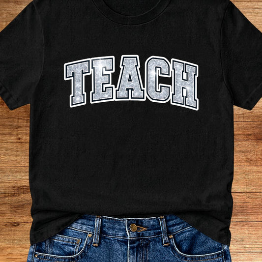 Shimmer Teach Teacher T-Shirt - teachngear
