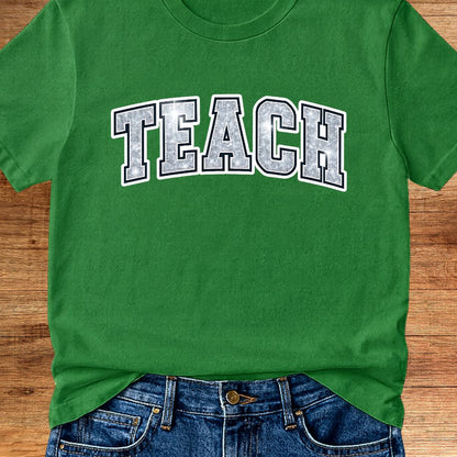 Shimmer Teach Teacher T-Shirt - teachngear
