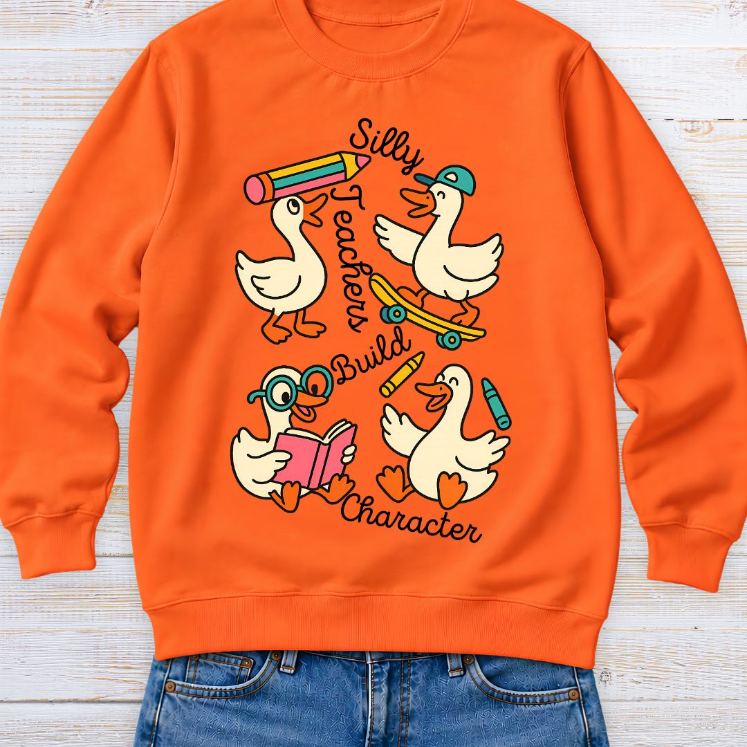 Silly Teachers Teacher Sweatshirt - teachngear