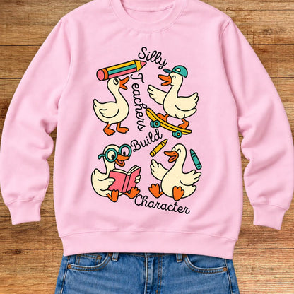 Silly Teachers Teacher Sweatshirt - teachngear