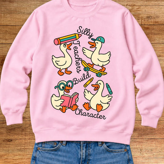 Silly Teachers Teacher Sweatshirt - teachngear