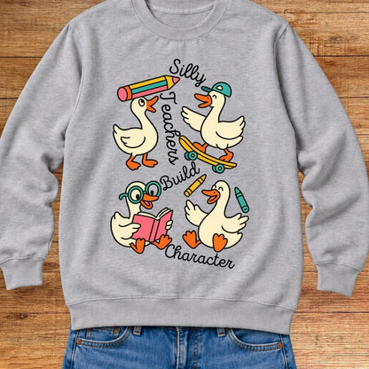 Silly Teachers Teacher Sweatshirt - teachngear