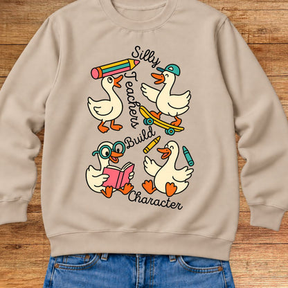 Silly Teachers Teacher Sweatshirt - teachngear