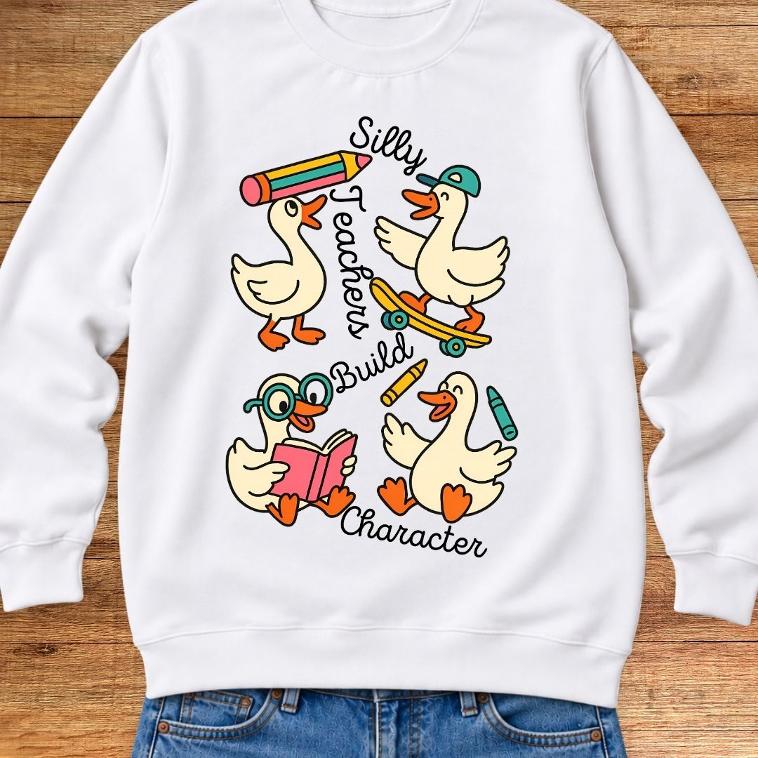 Silly Teachers Teacher Sweatshirt - teachngear